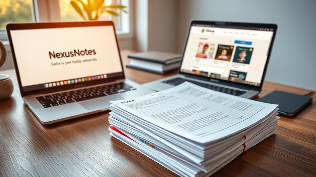 monetizing study materials through nexusnotes